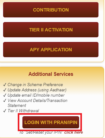 Online invest NPS